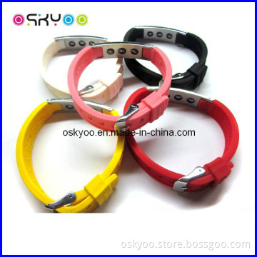 Fashion Silicone Germanium Magnetic Ion Sport Energy Wristband Bracelets
